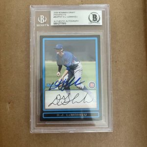 2009 BOWMAN DRAFT ROOKIE D.J. LAMAHIEU ROOKIE SIGNED BECKETT AUTHENTIC AUTO