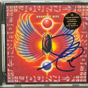 JONATHAN CAIN JOURNEY Signed Autograph CD "Greatest Hits" JSA Rock