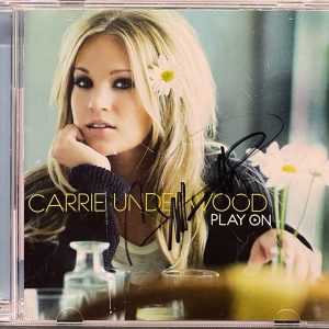 CARRIE UNDERWOOD Signed Autograph "Play On" CD JSA COA
