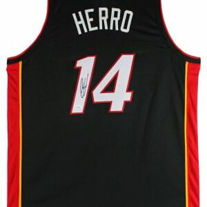 Tyler Herro Authentic Signed Black Pro Style Jersey Autographed JSA
