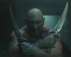 DAVE BAUTISTA SIGNED AUTOGRAPH 8X10 PHOTO – DRAX THE DESTROYER MARVEL AVENGERS COLLECTIBLE MEMORABILIA