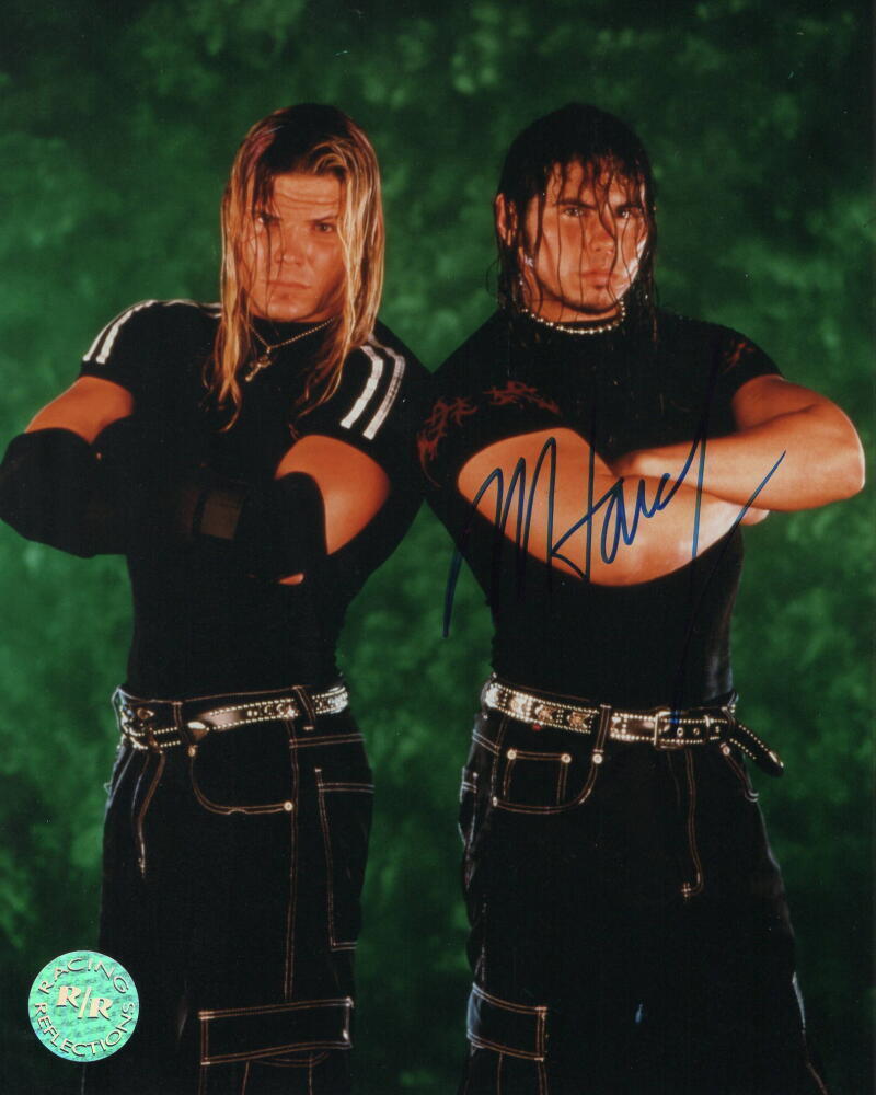 MATT HARDY SIGNED AUTOGRAPH 8X10 PHOTO - HARDY BOYZ WWE TAG TEAM ...