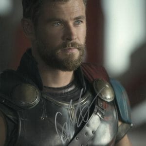 CHRIS HEMSWORTH THOR SIGNED 11X14 PHOTO THE AVENGERS AUTOGRAPH BECKETT COA 9