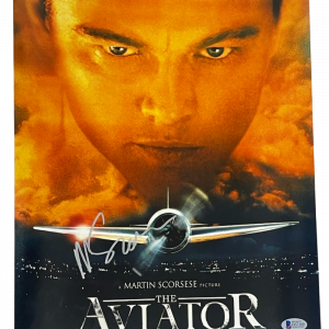 MARTIN SCORSESE SIGNED 12X18 PHOTO AVIATOR AUTHENTIC AUTOGRAPH BECKETT COA