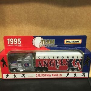 1995 TEAM COLLECTIBLE CALIFORNIA ANGELS TRUCK TRAILER NEW