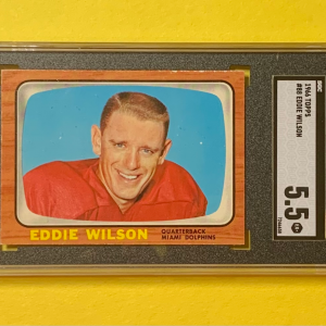 1966 TOPPS EDDIE WILSON #88 SGC EX+ 5.5 DOLPHINS