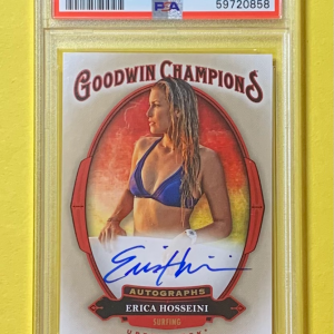 2020 UPPER DECK GOODWIN CHAMPIONS ERICA HOSSEINI AUTOGRAPH #A-EH PSA MINT 9