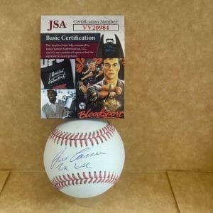 JOSE CANSECO A'S/YANKEES 2X WSC SIGNED AUTOGRAPHED M.L. BASEBALL JSA VV20984
