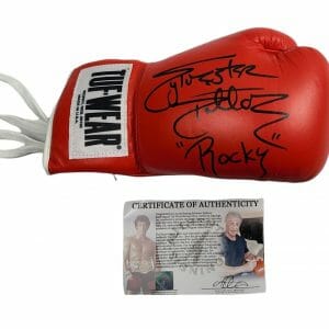 Sylvester Stallone Signed ROCKY Boxing Glove Full Signature Authentic Signings