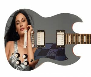 KACEY MUSGRAVES AUTOGRAPHED SIGNED CUSTOM PHOTO GRAPHICS GUITAR ACOA COLLECTIBLE MEMORABILIA