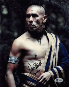 WES STUDI THE LAST OF THE MOHICANS 2020 AUTHENTIC SIGNED 8×10 PHOTO BAS #T20727 COLLECTIBLE MEMORABILIA