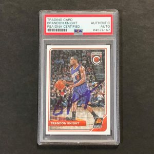 2015-16 Panini Complete #115 Brandon Knight Signed Card AUTO PSA Slabbed Suns