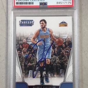 2016-17 Panini Threads #124 Danilo Gallinari Signed AUTO PSA Slabbed Nuggets
