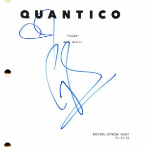 PRIYANKA CHOPRA JONAS SIGNED AUTOGRAPH QUANTICO FULL PILOT SCRIPT - VERY RARE!