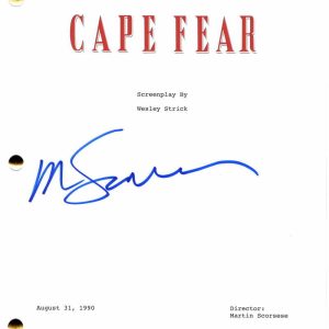 MARTIN SCORSESE SIGNED AUTOGRAPH CAPE FEAR FULL MOVIE SCRIPT W/ ROBERT DENIRO