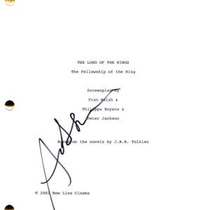 ANDY SERKIS SIGNED AUTOGRAPH THE LORD OF THE RINGS FULL MOVIE SCRIPT