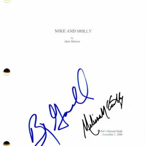BILLY GARDELL & MELISSA MCCARTHY SIGNED AUTOGRAPH MIKE & MOLLY FULL PILOT SCRIPT