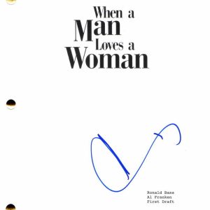 ANDY GARCIA SIGNED AUTOGRAPH WHEN A MAN LOVES A WOMAN FULL MOVIE SCRIPT - RARE!
