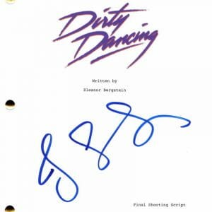 JENNIFER GREY SIGNED AUTOGRAPH DIRTY DANCING FULL MOVIE SCRIPT W/ PATRICK SWAYZE