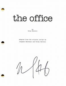 MINDY KALING SIGNED AUTOGRAPH THE OFFICE FULL PILOT SCRIPT STARRING STEVE CARELL COLLECTIBLE MEMORABILIA