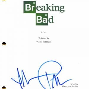 AARON PAUL SIGNED AUTOGRAPH BREAKING BAD FULL PILOT SCRIPT W/ BRYAN CRANSTON
