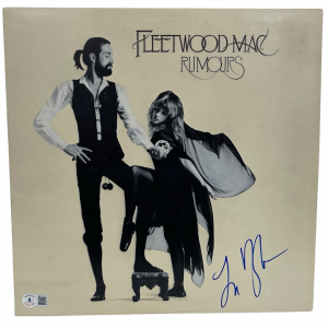 LINDSEY BUCKINGHAM SIGNED RUMOURS FLEETWOOD MAC ALBUM VINYL AUTOGRAPH BECKETT