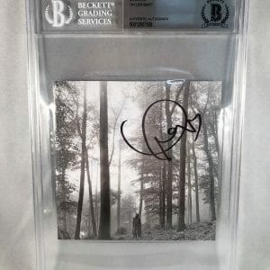 Taylor Swift Signed CD Cover Beckett BAS COA