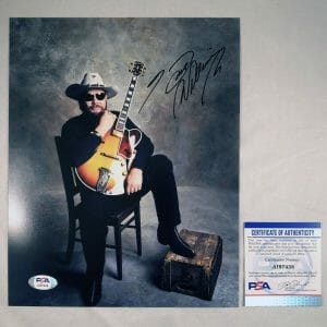 Country Singer Hank Williams Jr Signed 8x10 Photo 14 PSA/DNA COA