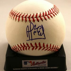 Kansas City Royals Alcides Escobar Signed Authentic MLB Baseball COA