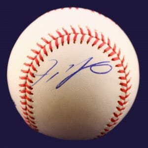 Florida Marlins Ivan Rodriguez Signed Authentic MLB Baseball COA