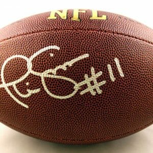 New York Giants Phil Simms Signed Full Size NFL Composite Football COA