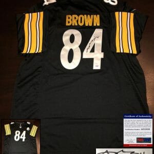 Pittsburgh Steelers Antonio Brown Signed Jersey PSA/DNA COA