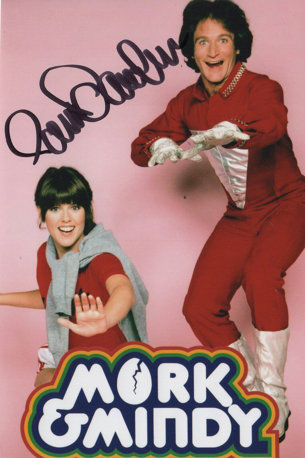 Pam Dawber Signed 4x6 Photo Mork and Mindy COA | Autographia