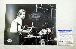 CHARLIE WATTS SIGNED 8×10 PHOTO THE ROLLING STONES PSA/DNA 3 COA COLLECTIBLE MEMORABILIA