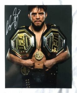 HENRY CEJUDO SIGNED 8×10 PHOTO UFC CHAMP 6 COA COLLECTIBLE MEMORABILIA