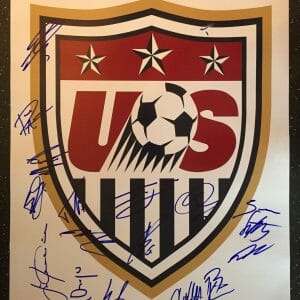 2016 USA Soccer Mens National Team Signed 16x20 16 Autos Klinsmann Yedlin COA