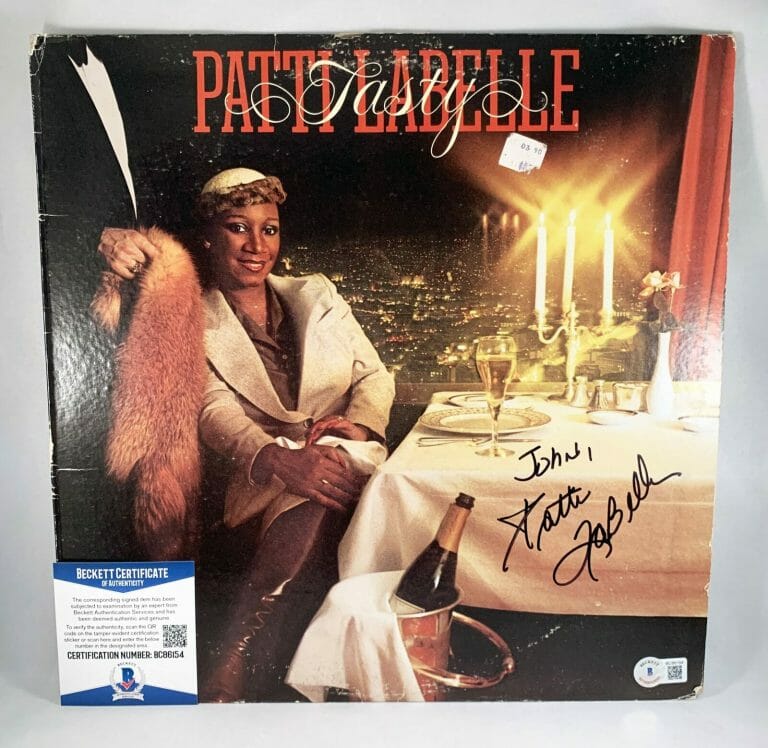 PATTI LABELLE SIGNED VINYL LP ALBUM BECKETT BAS 1 COA COLLECTIBLE MEMORABILIA