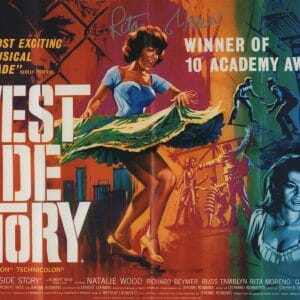 Rita Moreno Signed 8x10 Photo 2 West Side Story COA