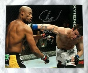 CHAEL SONNEN SIGNED 8×10 PHOTO UFC CHAMP COA COLLECTIBLE MEMORABILIA