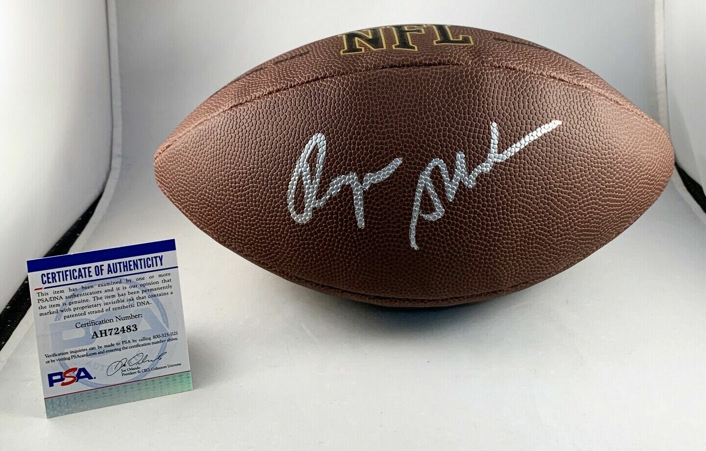 Roger Staubach Signed Full Size NFL Composite Football PSA/DNA Dallas ...