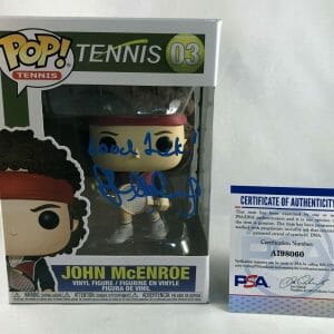 John McEnroe Signed Funko Pop Tennis 03 PSA/DNA COA