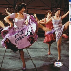 Rita Moreno Signed 8x10 Photo 7 West Side Story PSA/DNA COA