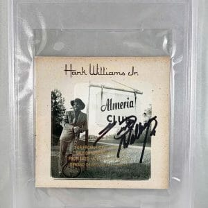 Country Singer Hank Williams Jr Signed CD Cover PSA/DNA 10 COA