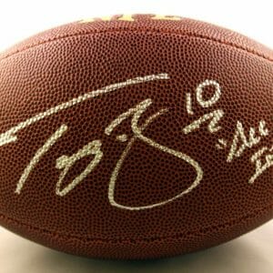 Clemson Tigers Tajh Boyd Signed Full Size NFL Composite Football COA