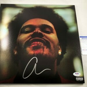 The Weeknd LP Album Vinyl After Hours Cover PSA/DNA 1 COA