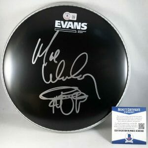 Max Weinberg Signed DrumHead Beckett BAS Bruce Springsteen and The E Street B...