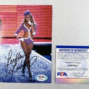 Karolina Kurkova Signed 4x6 Photo 2 Victorias Secret Model PSA/DNA COA