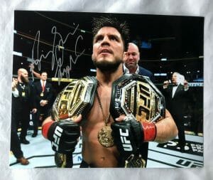 HENRY CEJUDO SIGNED 8×10 PHOTO UFC CHAMP 13 COA COLLECTIBLE MEMORABILIA