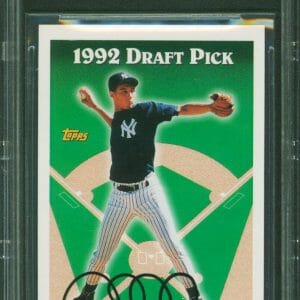 Yankees Derek Jeter Authentic Signed 1993 Topps #98 Rookie Card BAS Slabbed