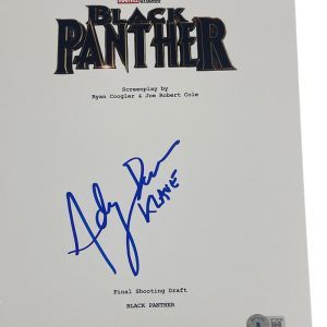 ANDY SERKIS SIGNED BLACK PANTHER SIGNED FULL SCRIPT AUTHENTIC AUTOGRAPH BECKETT